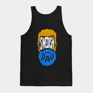 Swedish Dad - Vintage Beard Gift Tank Top